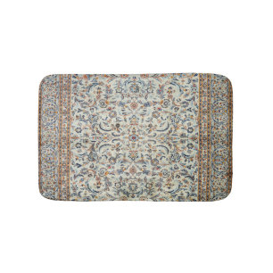 Tapis De Bain Rug gris à la crème poussiéreuse de la Perse ce