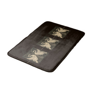 Tapis De Bain Rush Iris Crane Deep Brown Sépia