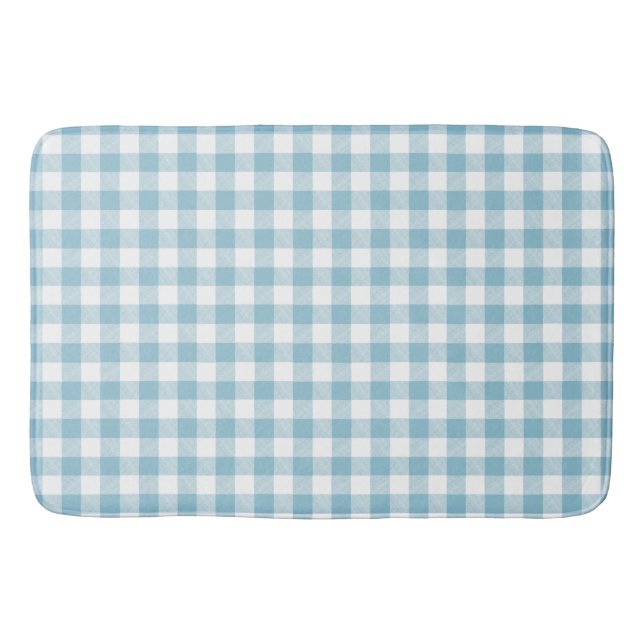 Tapis De Bain Rustic River Blue Buffalo Check (Devant)