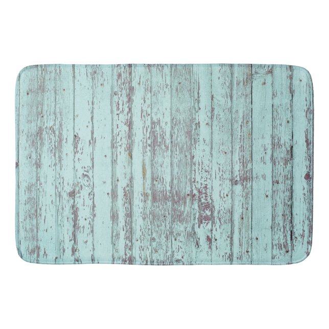 Tapis De Bain Rustique Aqua Barn Wood (Devant)