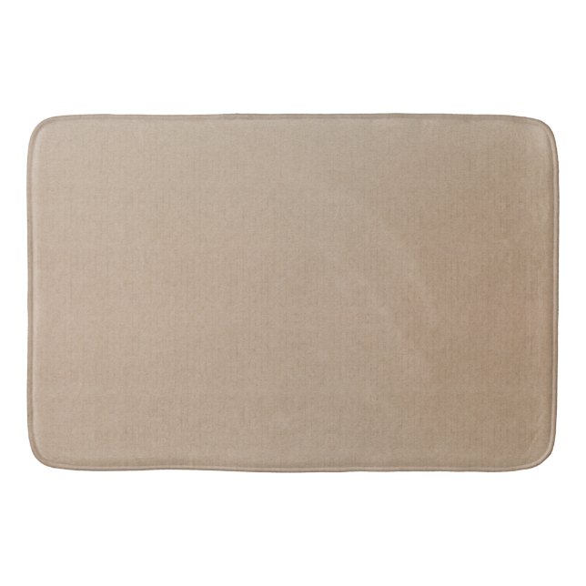 Tapis De Bain Rustique Kraft papier blanc Modèle personnalisé (Devant)