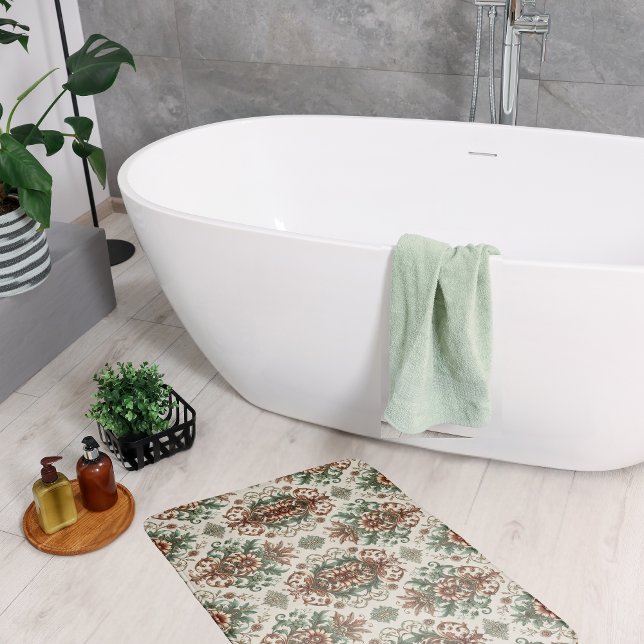 Tapis De Bain Rustique Traditionnel Clair (Créateur téléchargé)