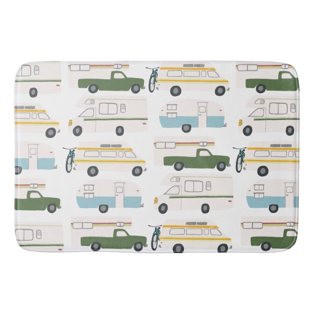 Tapis De Bain RV Campervan vanlife Motorhome Trailer PERSONNALIS (Devant)