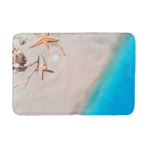 Tapis De Bain Sable Tropical Beach Starfish
