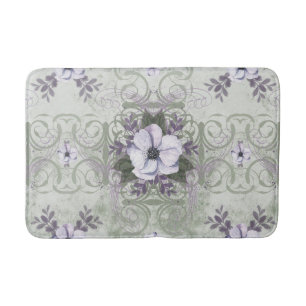 Tapis De Bain Sage et Lavande Vintage de bain à vapeur