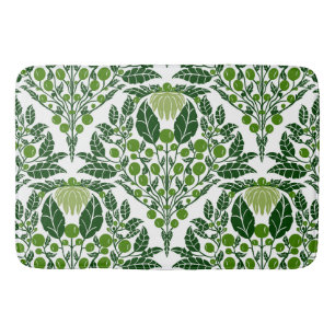 Tapis De Bain Saint-Jacques Vintage vert Art nouveau