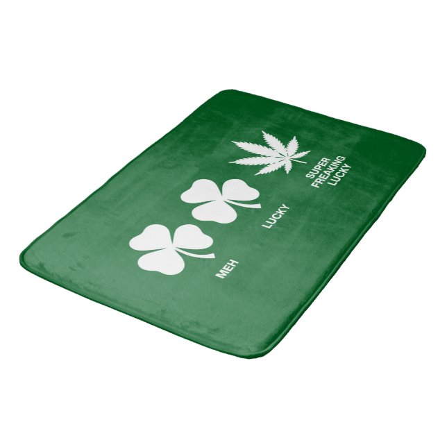 Tapis De Bain Saint Patricks Funny Party pour les gars (Angle)