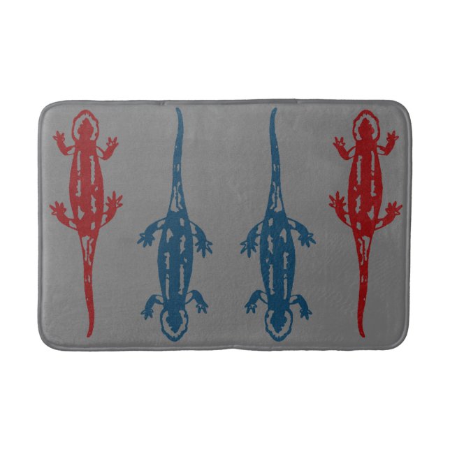 Tapis De Bain Salamander Lizard Reptiles (Devant)