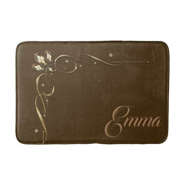 Tapis De Bain Salle de bain Brown (Devant)