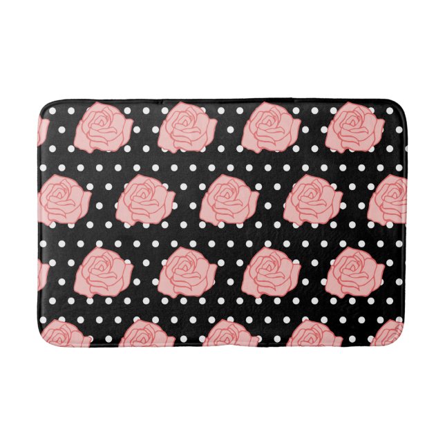Tapis De Bain Salle de bain rose Tapis Mat (Devant)