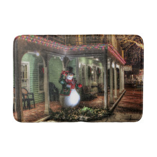 Tapis De Bain Salutations Snowman