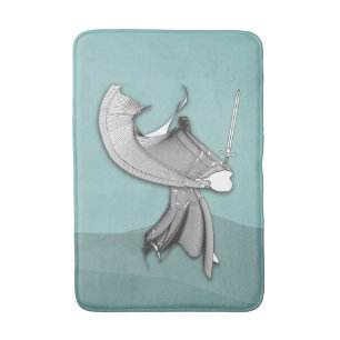 Tapis De Bain Samurai numérique