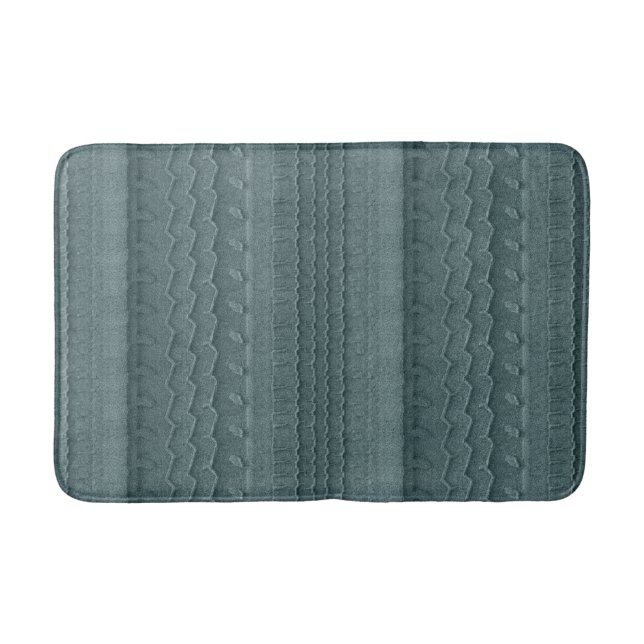Tapis De Bain Sandy Beach Voiture Trace Turquoise (Devant)