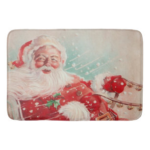 Tapis De Bain Santa Claus vintage