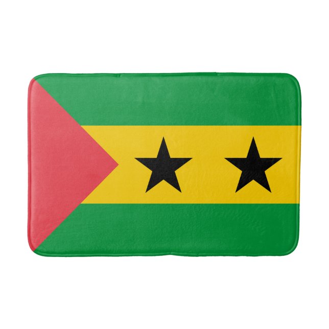 Tapis De Bain Sao Tome and Principe Flag (Devant)