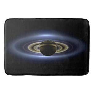 Tapis De Bain Saturne Éclipse le Soleil de Cassini Orbiter