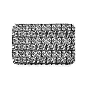 Tapis De Bain Savoir Où Vous Êtes À @t Signer Noir & Blanc Desig