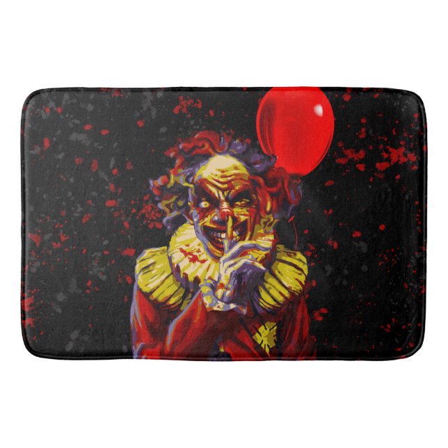 Tapis De Bain Scandale Clown Halloween film d'horreur (Devant)