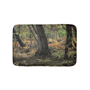 Tapis De Bain Scène de forêt automnale