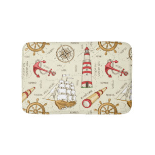Tapis De Bain Scène d'océan
