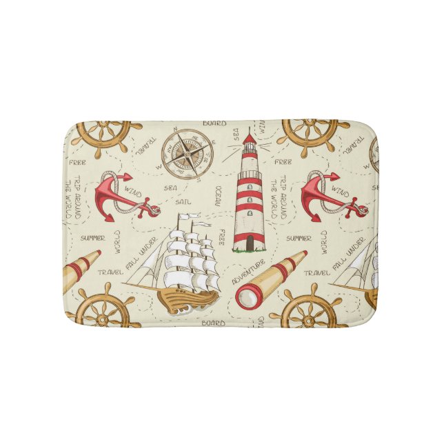 Tapis De Bain Scène d'océan (Devant)