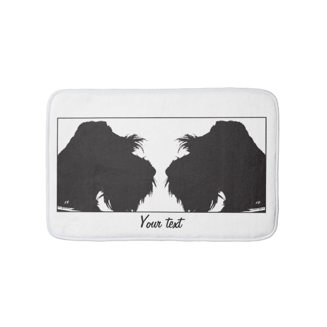 Tapis De Bain Schnauzer (Devant)
