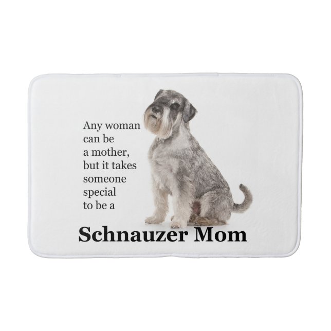 Tapis De Bain Schnauzer Maman Mat de bain (Devant)