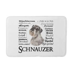 Tapis De Bain Schnauzer Traits Math Mat
