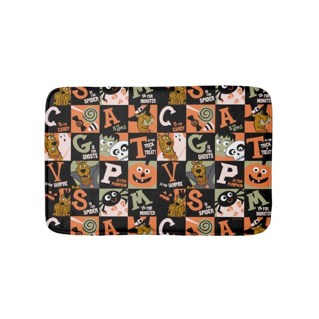 Tapis De Bain Scooby-Doo | Motif Halloween (Devant)