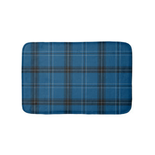 Tapis De Bain Scottish Ramsay Blue Tartan