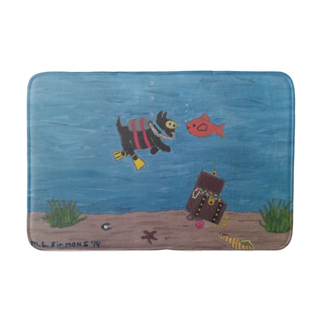 TAPIS DE BAIN SCUBA SCOTTIE (Devant)
