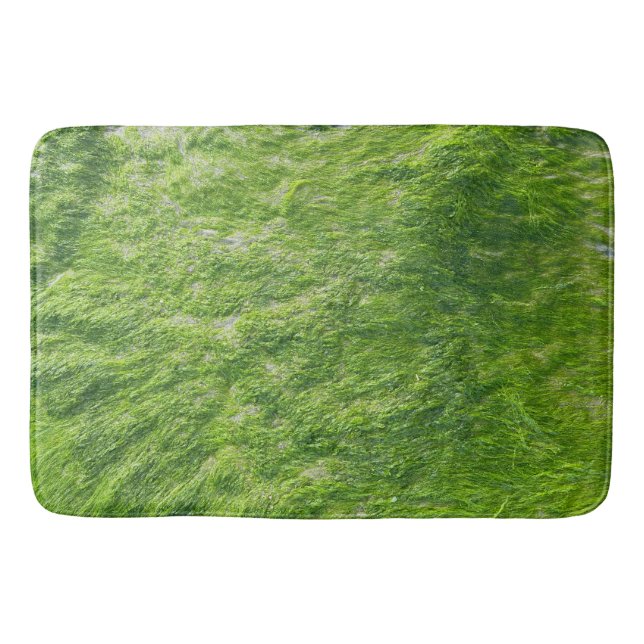 Tapis De Bain Sea Moss Green Nature Plage d'herbe Nautique (Devant)