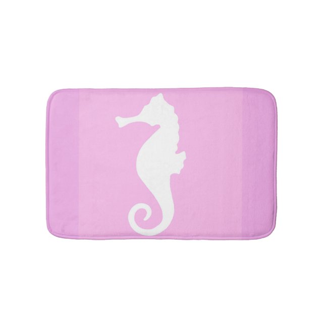 Tapis De Bain Seahorse rose (Devant)