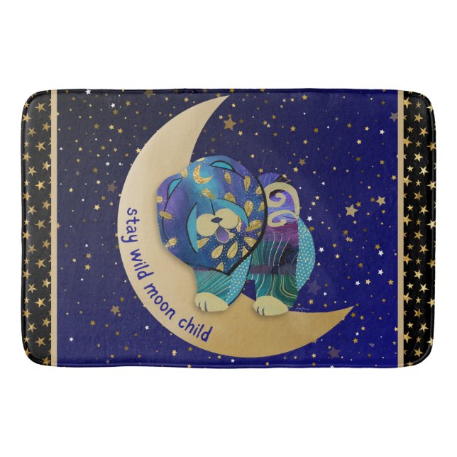 Tapis De Bain SÉJOURNER LUNE SAUVAGE ENFANT Câble de chow - natt (Devant)