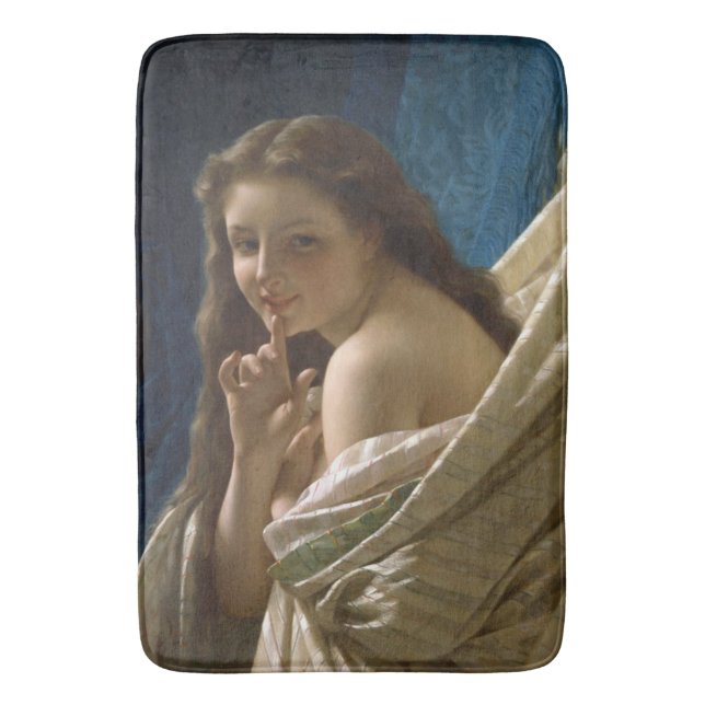 Tapis De Bain Sensuel Jeune Flirty Femme (devant Vertical)