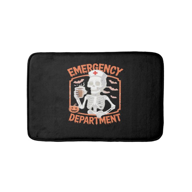 Tapis De Bain Service d'urgence Funny Halloween Nurse Essenti (Devant)