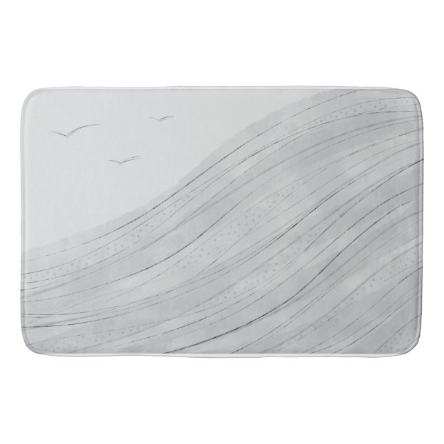 Tapis De Bain Set de table de serviettes de cuisine Sea Waves (Devant)