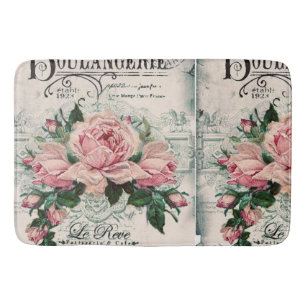 Tapis De Bain shabby chic, découpage, victorien, français chic