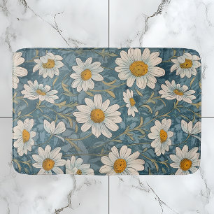 Tapis De Bain Shasta Daisy Art Nouveau