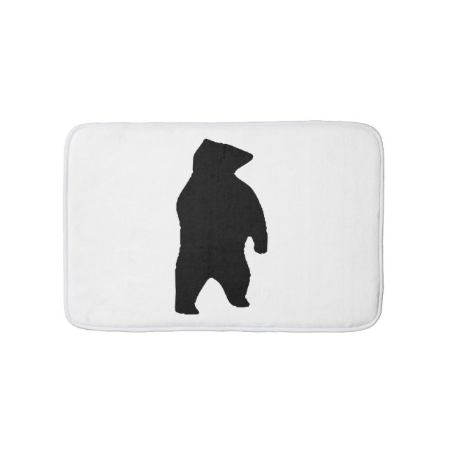 Tapis De Bain Silhouette de l'ours (Devant)