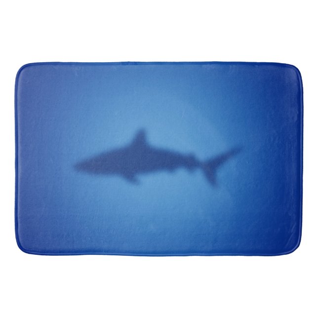 Tapis De Bain Silhouette de requin (Devant)