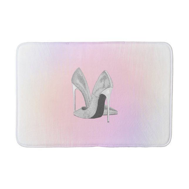 Tapis De Bain Silver Heels Pastels (Devant)
