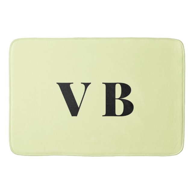 Tapis De Bain simple couleur simple uni couleur personnalisée pa (Devant)