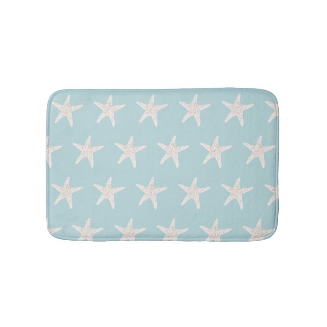 Tapis De Bain Simple Motif de poisson étoilé Mat de bain côtier (Devant)