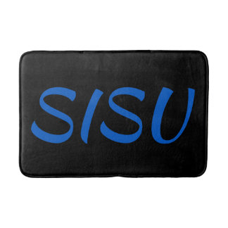 Tapis De Bain SISU Finlandais Sauna Mat (Noir; Police Alt)