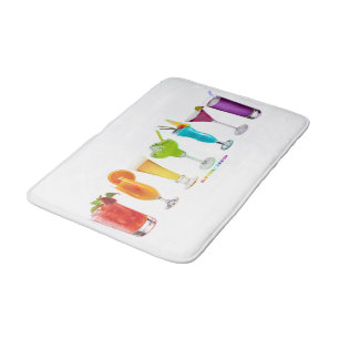 Tapis De Bain SlipperyJoe's Cheers alcool cocktail orgueil neon 