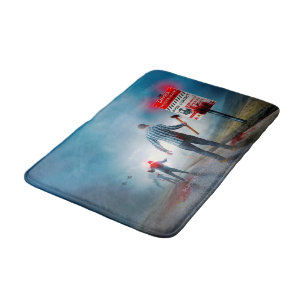 Tapis De Bain SlipperyJoe's heureux Halloween yeux brillants zom