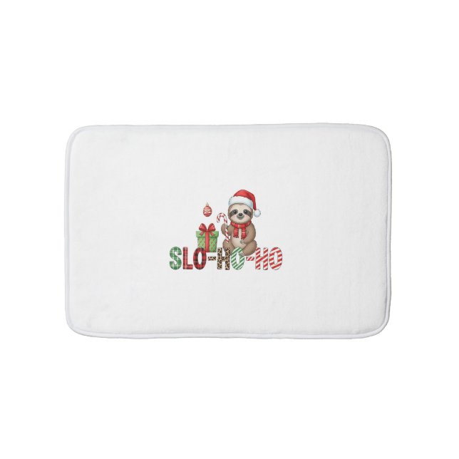 Tapis De Bain Slo Ho Ho Xmas Sloth (Devant)