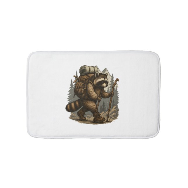 Tapis De Bain Sloth Camping Randonnée (Devant)