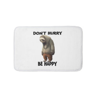 Tapis De Bain Sloth Ne Dépêche Pas D'Être Heureux